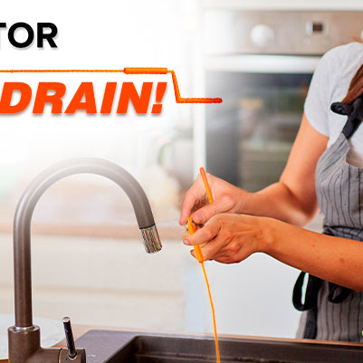 ARE YOU TIRED OF CLOGGED DRAINS IN YOUR BATHROOM OR KITCHEN?