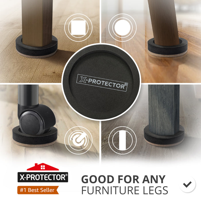 wood floor sliders
