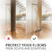 FLOOR PROTECTORS FOR CHAIRS