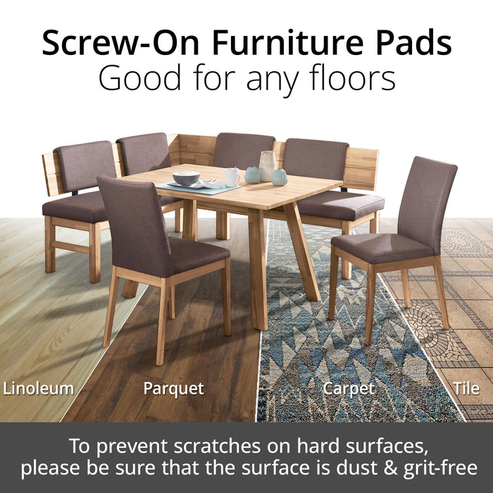 Screw-On Chair Sliders