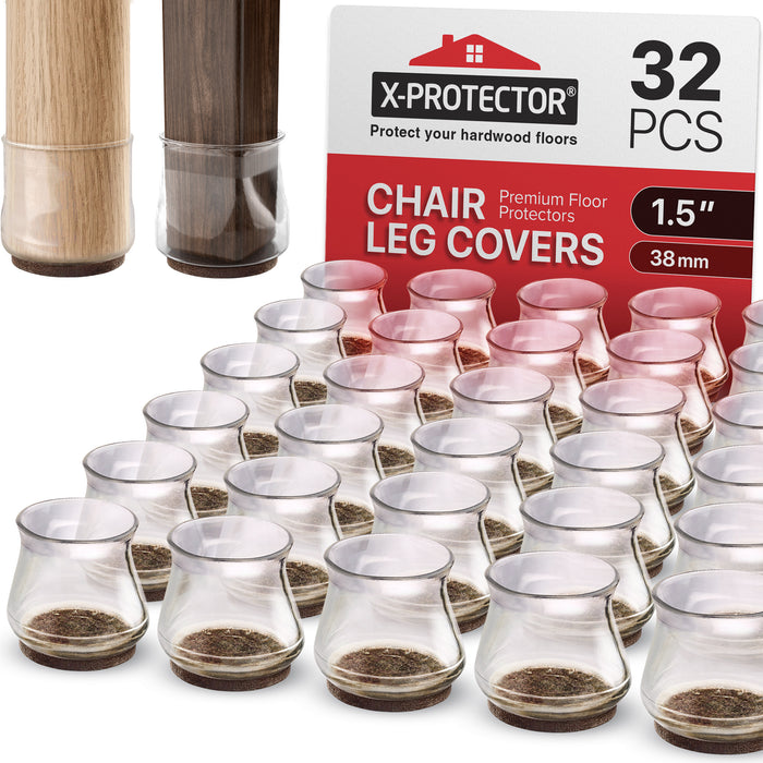 Brown Chair Leg Covers