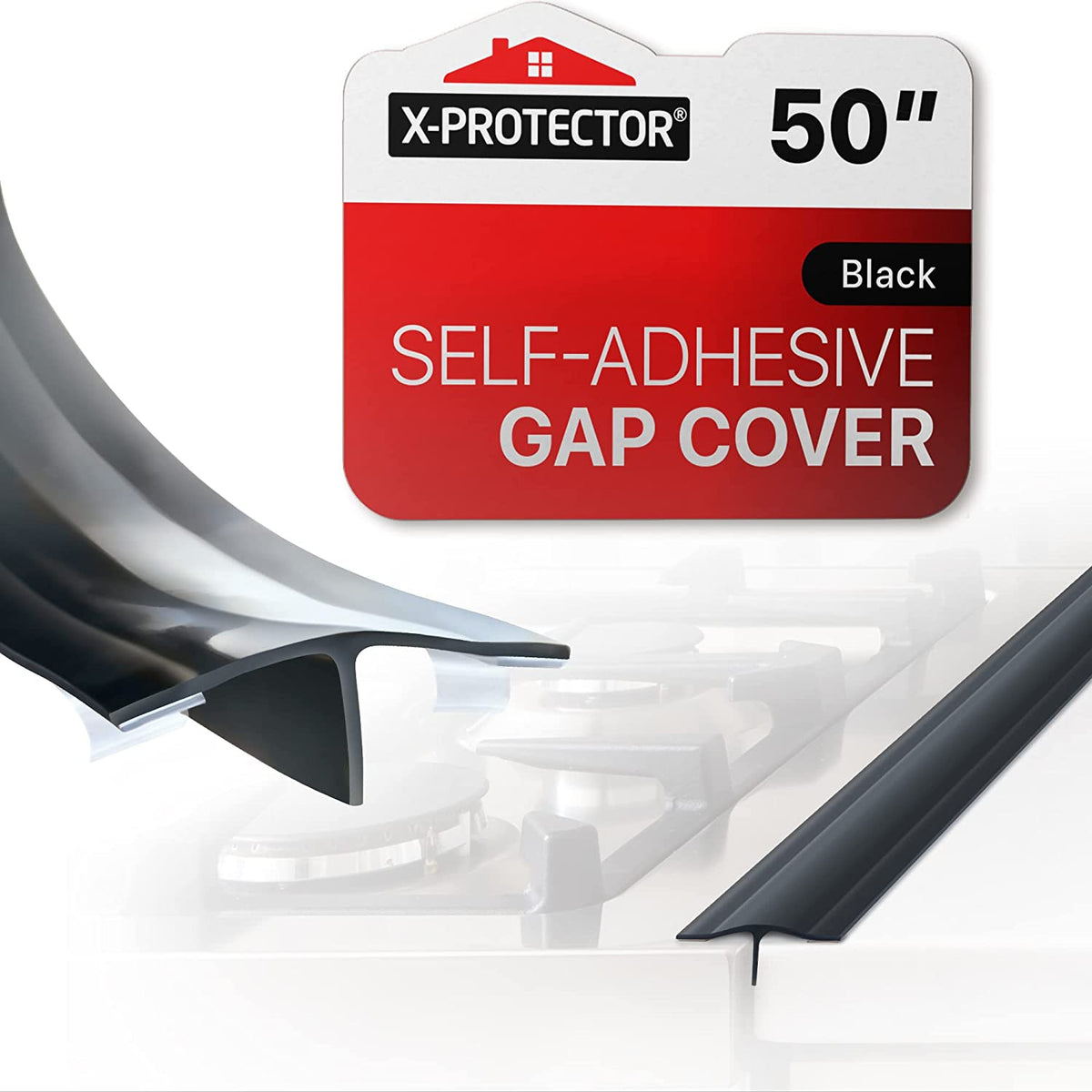 Silicone Stove Counter Gap Cover Easy Clean - Gap Filler - Sealing Spills -  Extra Long 