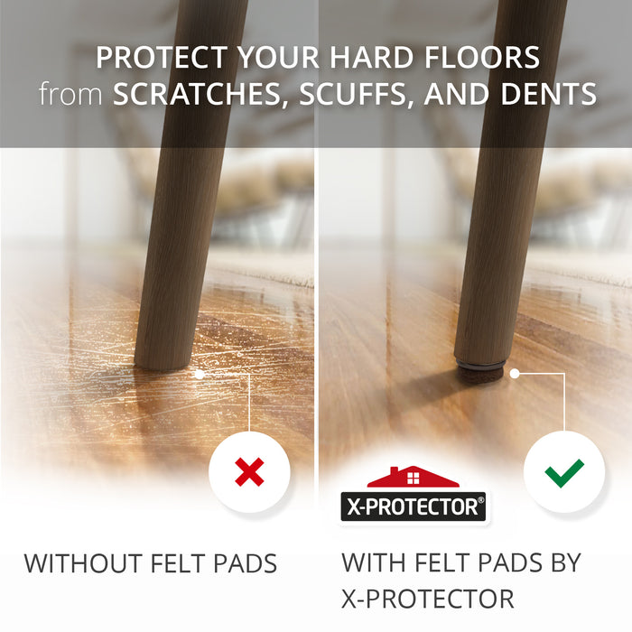 Brown Floor Protectors for Chairs