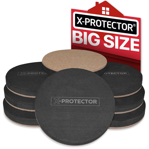 8 Pcs X-Protector Best Heavy Moving Furniture Sliders for Carpet 3.5
