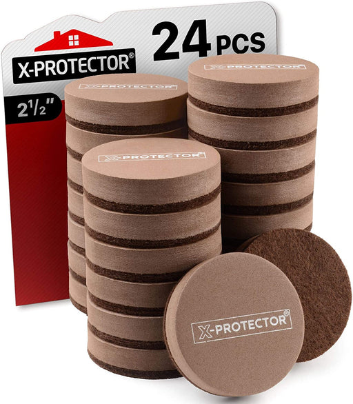 X-Protector Heavy-Duty Furniture Sliders for Hardwood Floors 4pcs 4.75