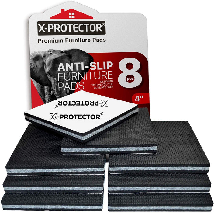 Non Slip Furniture Pads - 8 Floor Protectors