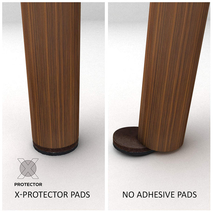 Anti-Slip Furniture Pads Anti-Scratch Rubber Wood Floor Protectors